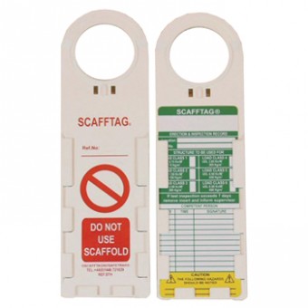 SCAFFOLD TAG HOLDER, 2 INSERTS