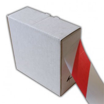 RED & WHITE BARRIER TAPE