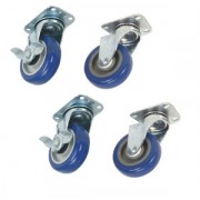 SET OF 4 SWIVEL CASTORS